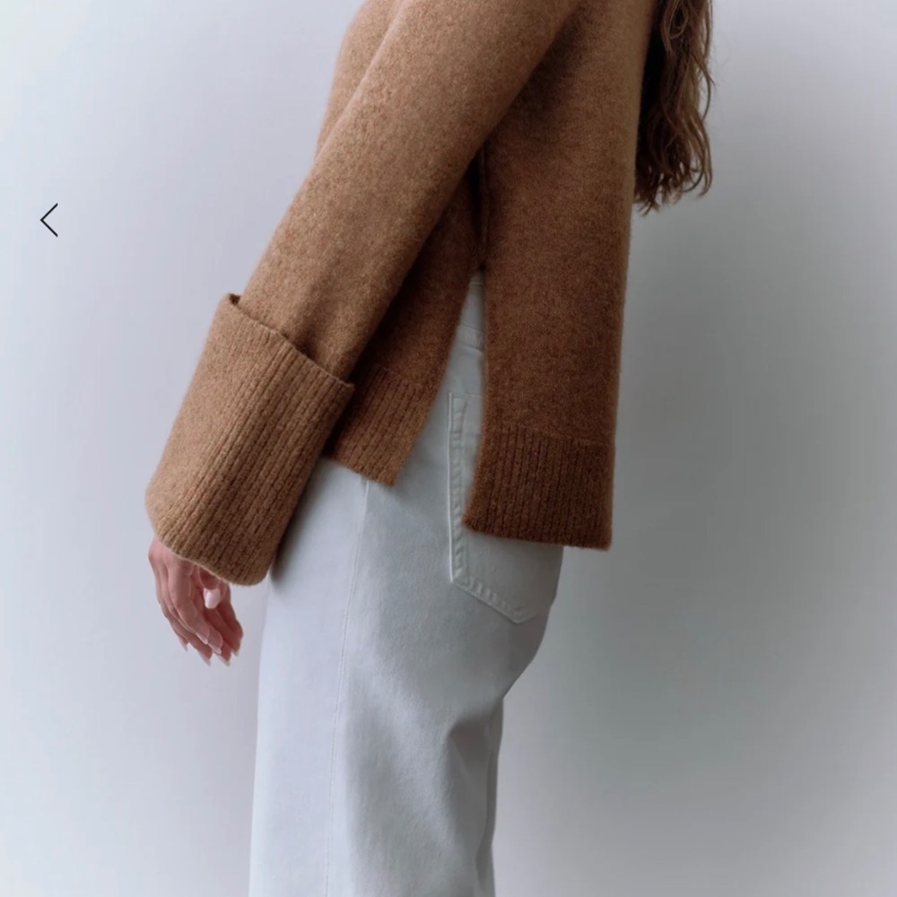 Cuyana Alpaca wool blend crewneck sweater - Picture 4 of 7